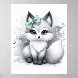 Poster Arte de Parede da Fox Forest Nursery