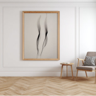 Póster Arte de parede de Abstrato de tinta minimalista pa