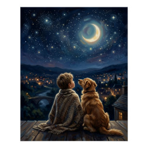 Póster Arte de Parede de Aventura Infantil na Natureza