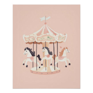 Póster Arte de Parede de Berçário Fofa, Decoração de Quar