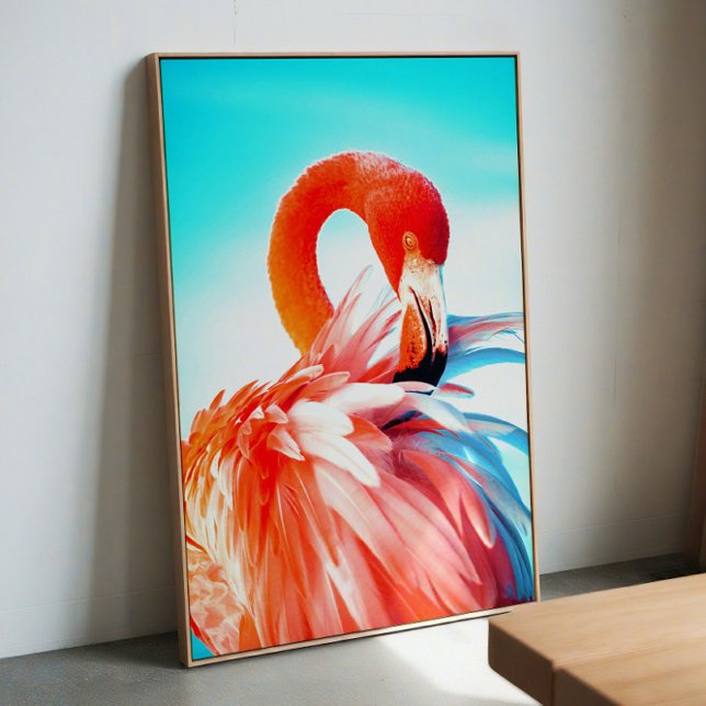 Poster Arte de parede de flamingo (Criador carregado)