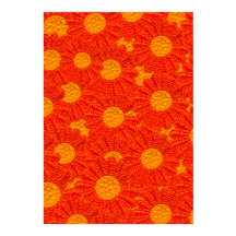 Arte de Parede de Flor de Crochê
