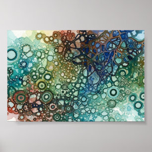 Poster Arte de parede de formas artísticas