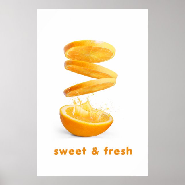 Poster Arte de Parede de Frutas Summer Splash (Frente)
