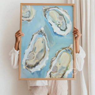 Poster Arte de Parede de Frutos do Mar Costeiros da Cozin
