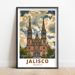Poster Arte de Parede de Jalisco - Arte de Parede do Méxi