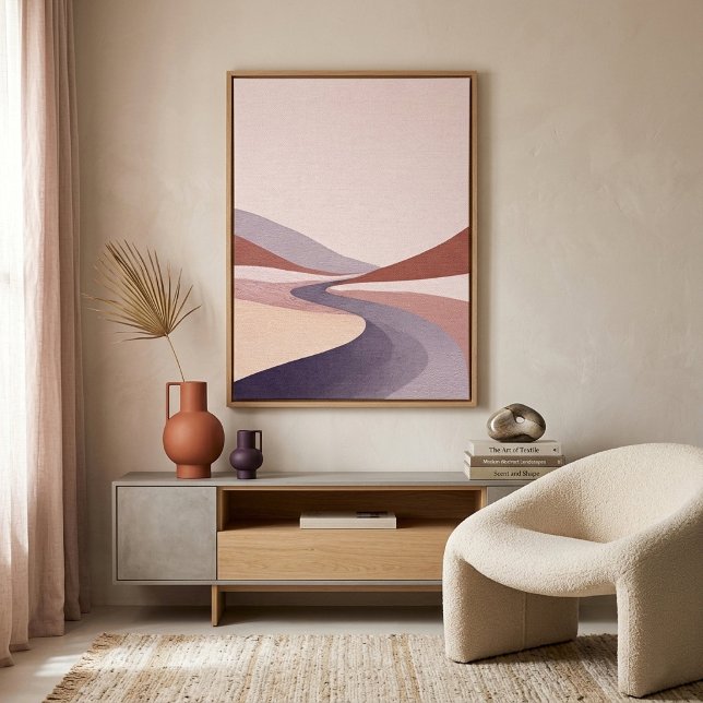 Poster Arte de Parede de Paisagem Abstrata Moderna para S (Criador carregado)