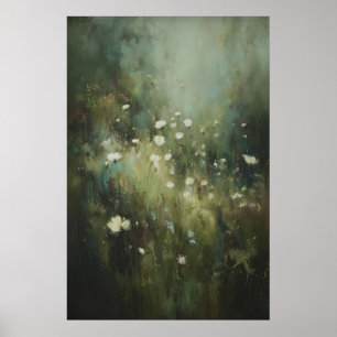 Poster Arte de Parede de Prado de Flores Silvestres, Flor
