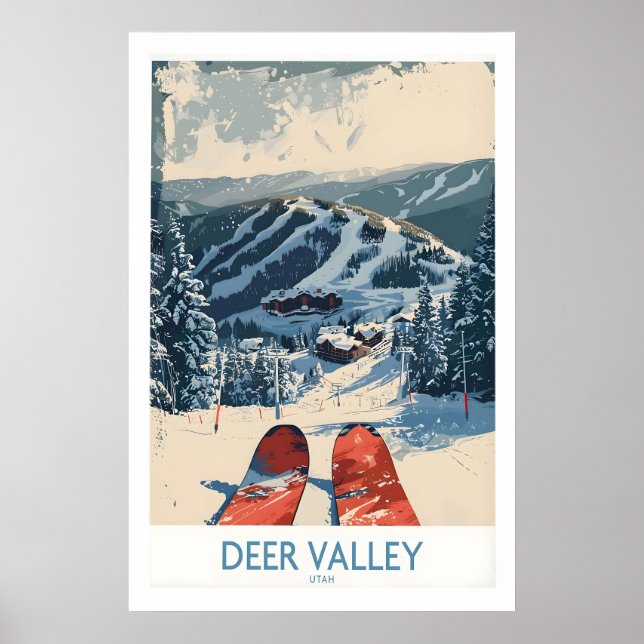 Poster Arte de Parede Deer Valley 1 (Frente)