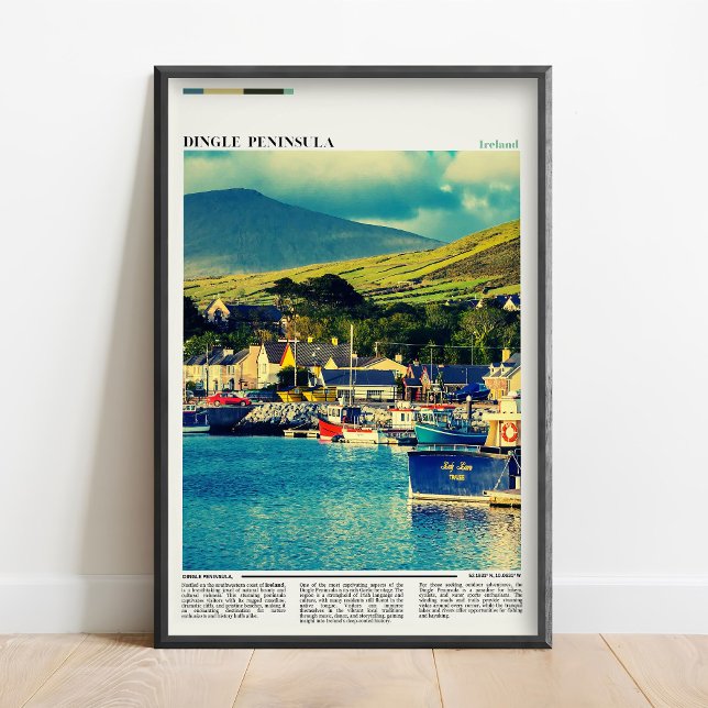 Poster Arte de Parede Dingle Irlanda _ Viagem pela Peníns (Criador carregado)