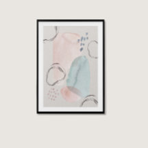 Arte de Parede Estética do Abstrato de Aquaestolog