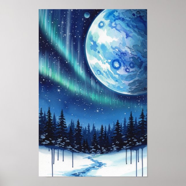 Poster Arte de parede. Fantasia de inverno (Frente)