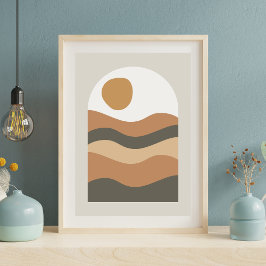 Poster Arte de Parede Geométrica