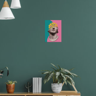 Poster Arte de Parede Groovy Moderna Maximalista
