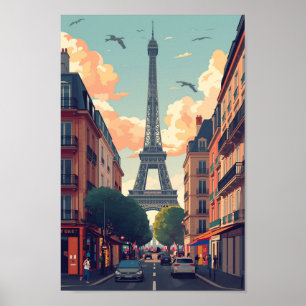 Poster Arte de Parede Impressa de Paris