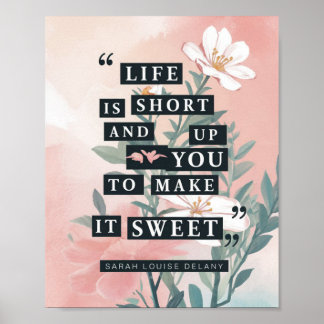 Poster Arte de Parede Imprimível, Citação Motivacional