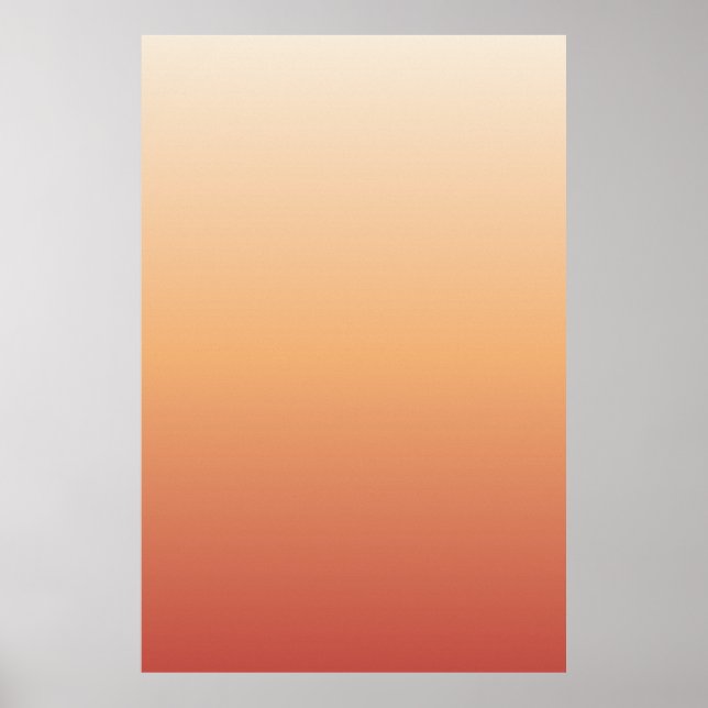Poster Arte de Parede Minimalista com Gradiente Suave (Frente)