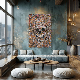 Poster Arte de Parede Moderna Pintura de Gotejamento de C