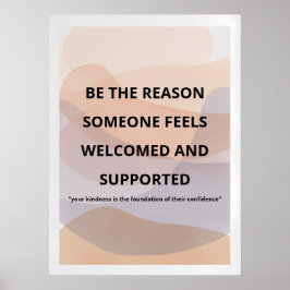 Poster Arte de Parede Motivacional Minimalista Impressão/