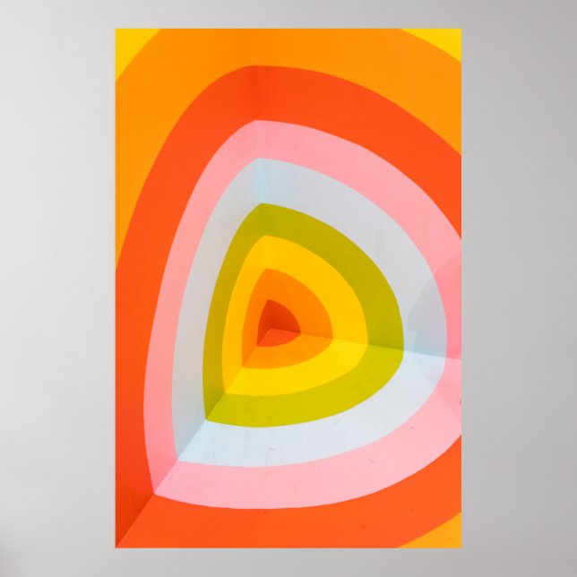 Poster Arte de parede multicolorida (Frente)