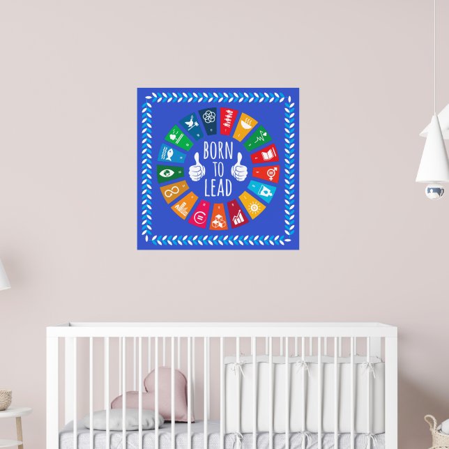 Poster Arte de Parede Objetivos de Desenvolvimento Susten (Berçário 2)