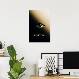 Poster Arte de Parede Ocular Minimalista