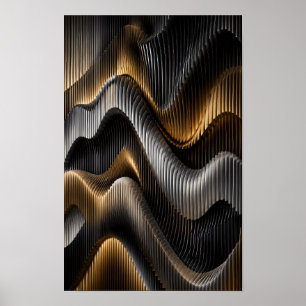 Poster Arte de Parede Onda Paramétrica