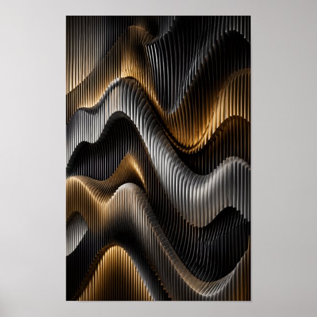Poster Arte de Parede Onda Paramétrica  (Frente)