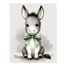 Arte de Parede para Berçário de Burro