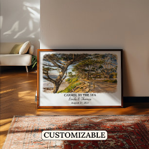 Poster Arte de Parede Personalizada Carmel By The Sea, Ca