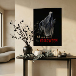 Poster Arte de Parede Pôster de Halloween Fantasma Gótico