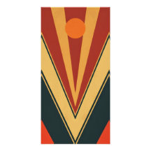 Arte de parede retrô minimalista