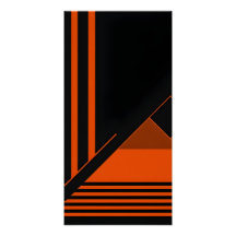 Arte de parede retrô minimalista