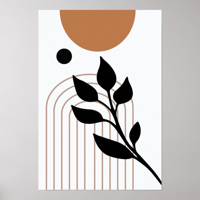 Poster Arte de Parede Retrominimalista (Frente)