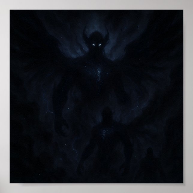 Poster Arte de Parede Ser Celestial Escuro (Frente)