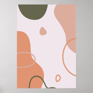 Poster Arte de parede simples Abstrato