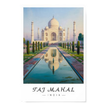 Arte de Parede Taj Mahal Índia, Marco de Agra