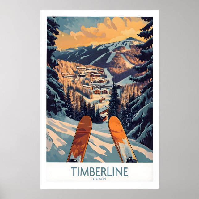 Poster Arte de Parede Timberline - Oregon 1 (Frente)