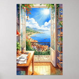 Poster Arte de parede. Varanda