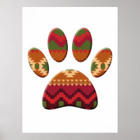 Arte de Pata de Cachorro Aztec