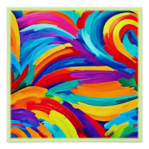 Arte de pintura em Abstrato de espiral
