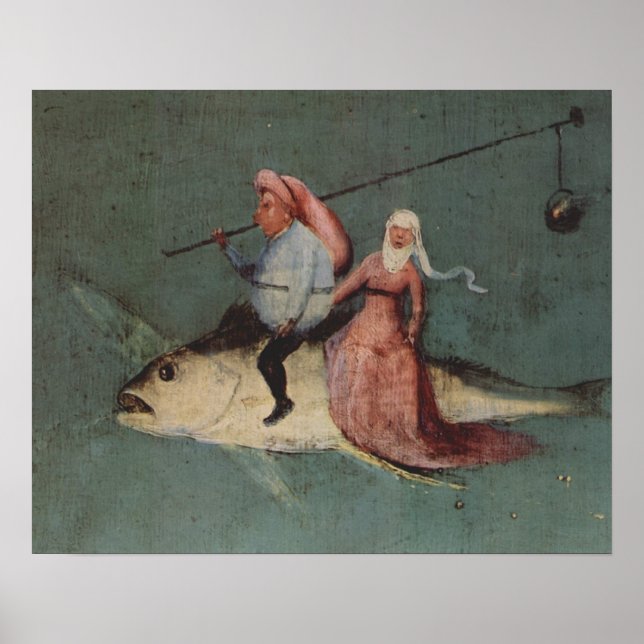 Póster Arte de pintura Hieronymus Bosch (Frente)