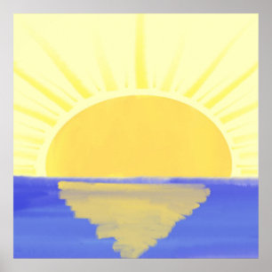 Poster arte de pintura solar