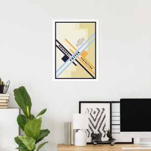 Poster Arte de pôster Bauhaus vintage clássico