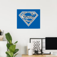 Arte de rabisco do logotipo Super-Homem