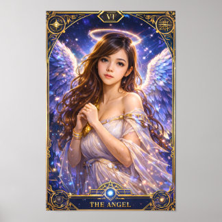 Poster Arte de Retrato de Fantasia Original – A Coleção A