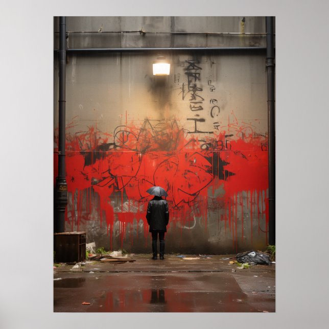 Poster arte de rua grafite (Frente)