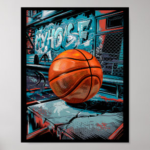 Poster Arte de Rua Grafite Desenho Sketll Urna Estilo Hip