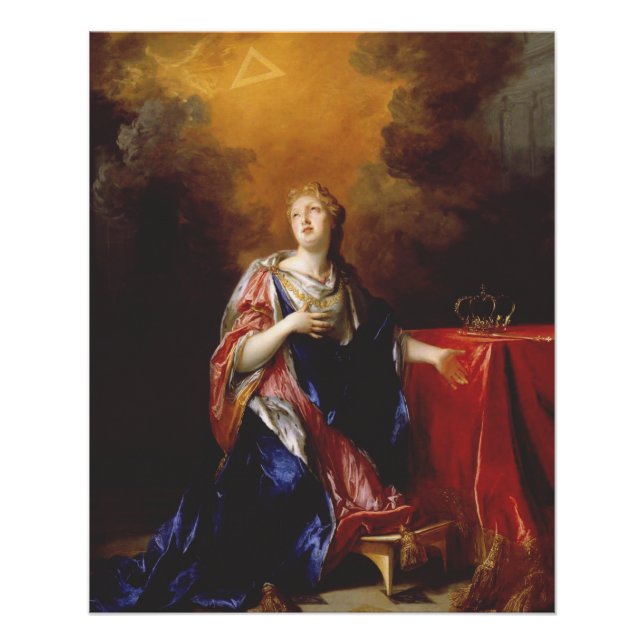 Póster Arte de Santa Margarida da Escócia (Frente)