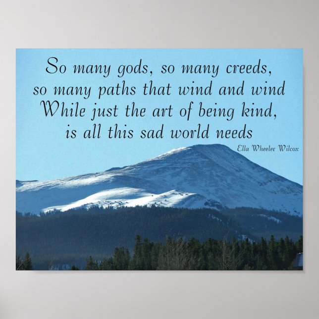 Poster Arte de ser gentil (Frente)